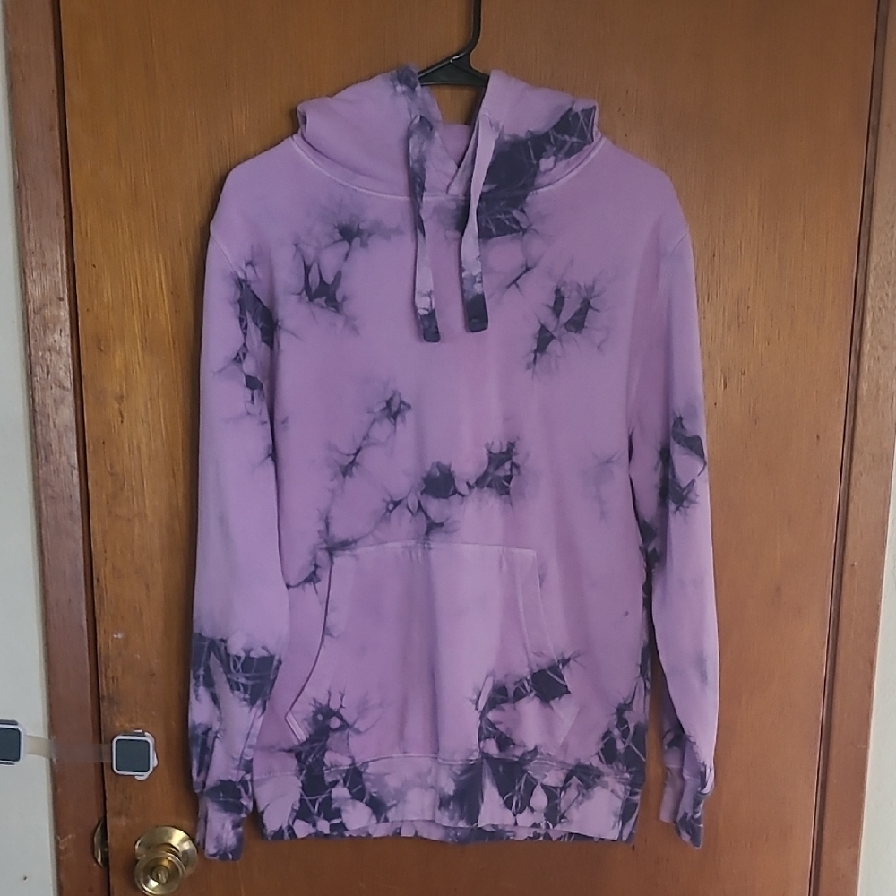 Purple Tie-Dye Hoodie